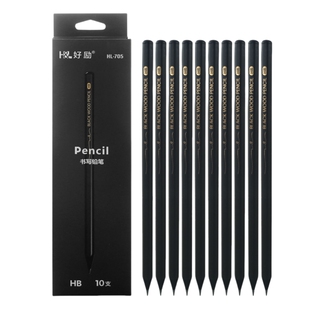 新型黑木铅笔小学生专用一年级hb铅笔安全无毒幼儿园HB铅笔儿童练字笔无铅毒学习用品考试套装涂卡笔文具批发