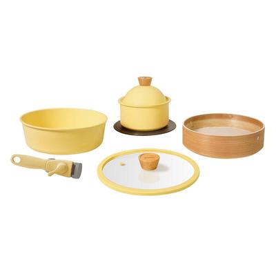 韩国可拆卸抗菌辅食不粘锅