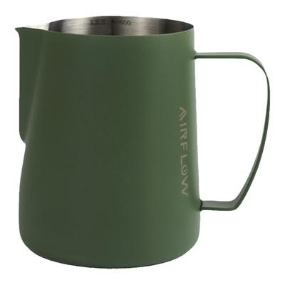 气流咖啡拉花杯压纹尖嘴不锈钢