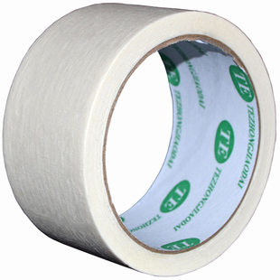 美纹纸胶带喷漆粉刷美缝遮蔽保护无残胶易手撕可书写趋纹纸胶粘带