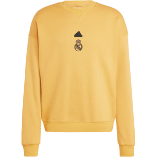 Adidas/阿迪达斯正品新款男子皇马足球圆领休闲运动卫衣HY0631
