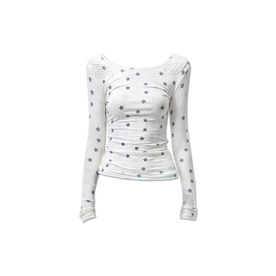 小个子显瘦百搭甜酷翅膀刺绣上衣