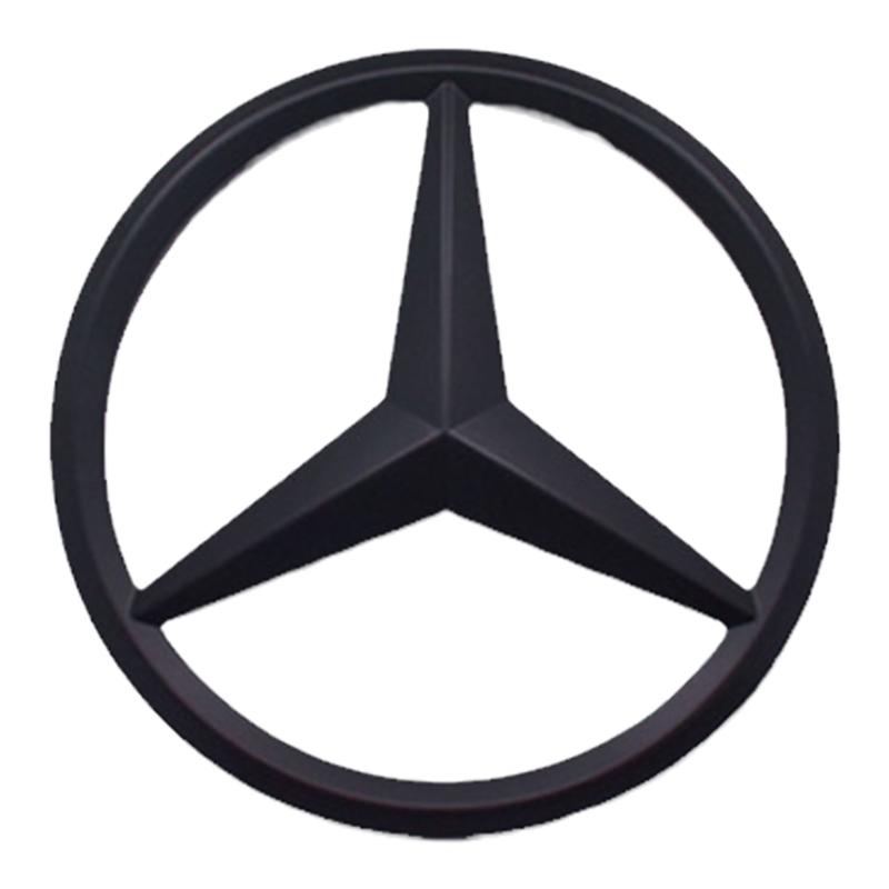 适用奔驰S级车标s63改装S450字标AMG尾标4MATIC标V8黑色车标志贴