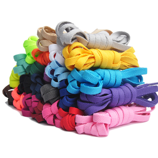 适配AF1空军一号AJ1高低帮篮球鞋男女帆布运动小白鞋黑色彩色鞋带