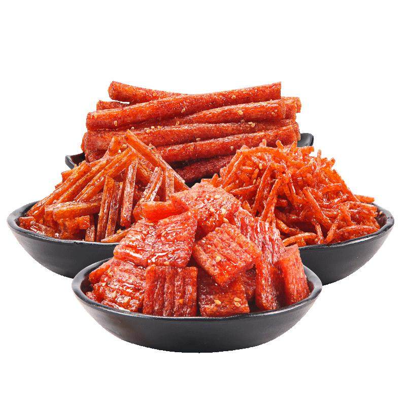 辣条网红爆款小零食儿时经典休闲小吃老款辣片解馋零食大礼包批发