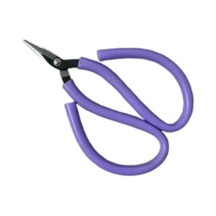 剪纸专用剪刀 无味胶管 窗花工具剪子 大手柄短刀尖 高碳钢吃厚