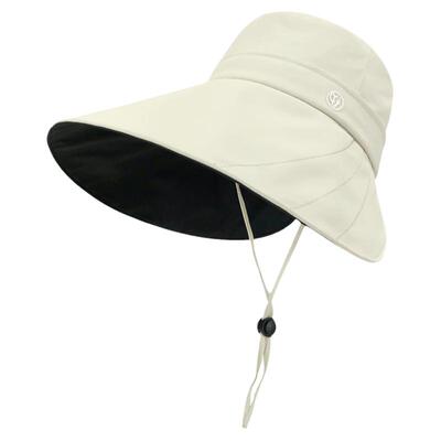 大帽檐可扎马尾骑车吹不翻防晒帽