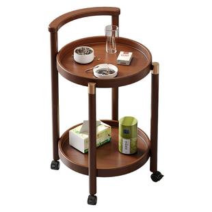 棋牌室专用可移动茶几麻将打牌茶水柜带轮小推车沙发边几小型茶桌