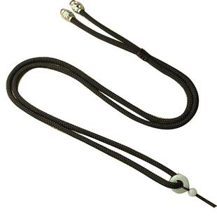 天珠竖穿横穿玉坠挂绳 女款 翡翠挂件吊坠绳可伸缩调节粗男士款