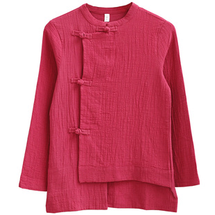 春秋中式太极服女上衣 中国风时尚太极拳练功服晨练服外套