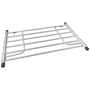 窗外晾衣架阳台晾晒神器窗户高层室外伸缩晒鞋架防盗窗台置物挂架