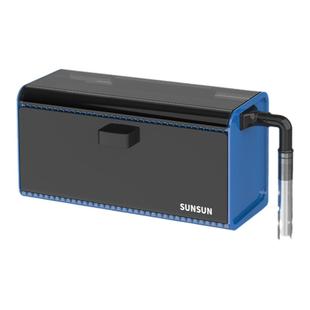 鱼缸滴流盒小型周转箱过滤盒水幕式静音过滤器循环系统外置上过滤