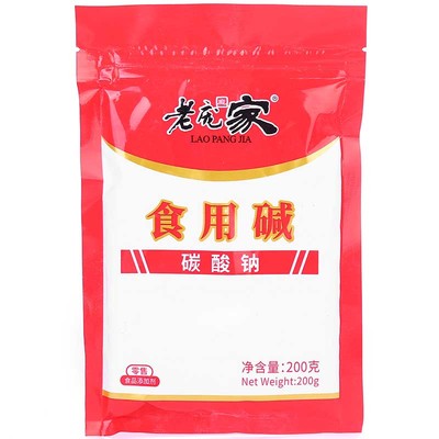 老庞家小苏打食用碱面碳酸钠200g