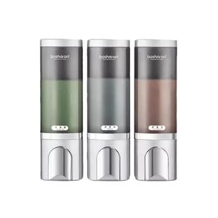 大容量洗手液盒宾馆免打孔皂液器壁挂式酒店洗发水沐浴露按压盒子