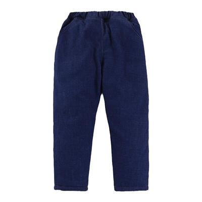 儿童冬季加厚牛仔保暖棉裤外穿