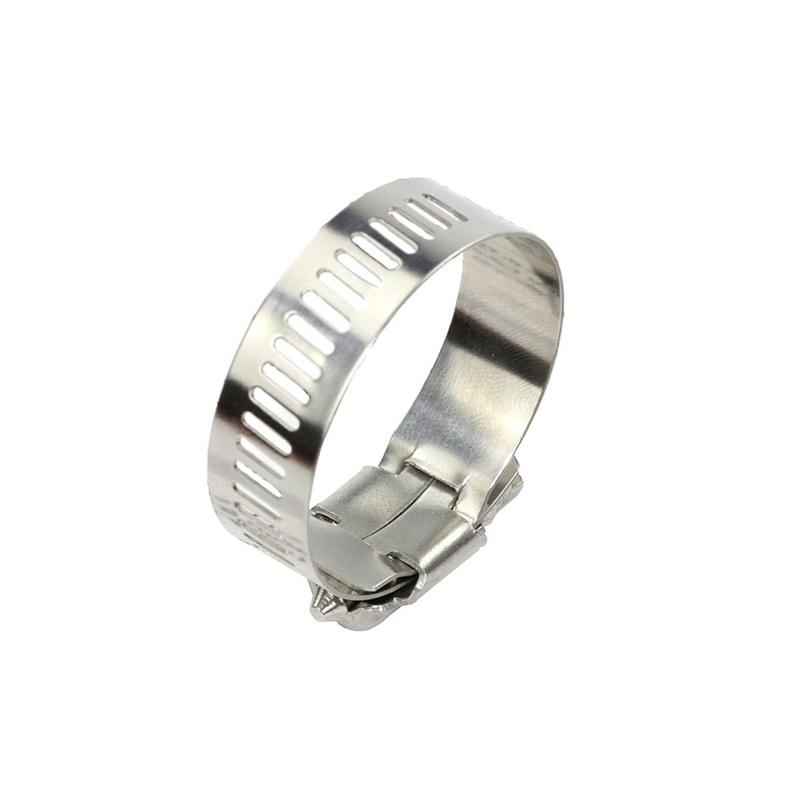 批发不锈钢喉箍蜗牛齿轮可调节卡箍十字半钢软管夹 60pcs美式喉箍