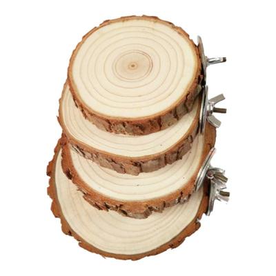 龙猫仓鼠松鼠跳台站台鹦鹉喜鹊灰机鸟用木墩实木加厚跳板圆形原台