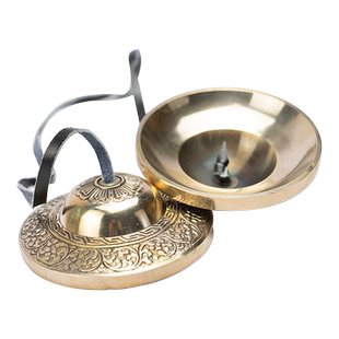 碰铃尼泊尔手工响铜打击音疗乐器冥想颂钵风铃丁夏民族传统铃钹