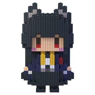 同人二创绝区零对空六课积木人仔系列高难度拼装小颗粒手办3d模型