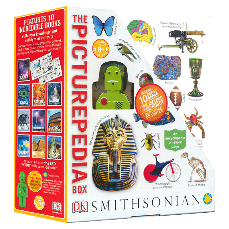 The Picturepedia Box DK 百科全书 10册盒装 科学 自然 地理 历史 英文百科科普 课外读物 英文原版进口图书