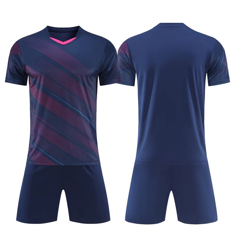 团体足球服套装男定制大学生比赛训练球衣足球培训班羽毛球服订做