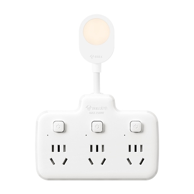 公牛可爱少女插座转换器