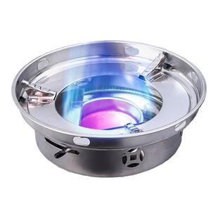 防风大号酒精炉火锅炉底座小火锅宿舍酒精锅饭店酒店家用干锅炉子