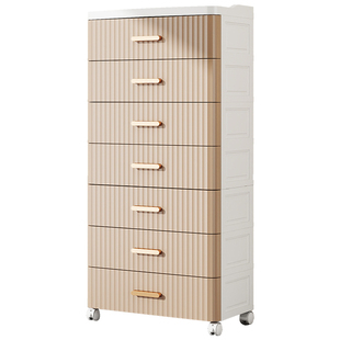 45-70CM宽欧式收纳柜抽屉式衣服储物柜置物柜家用塑料零食五斗柜