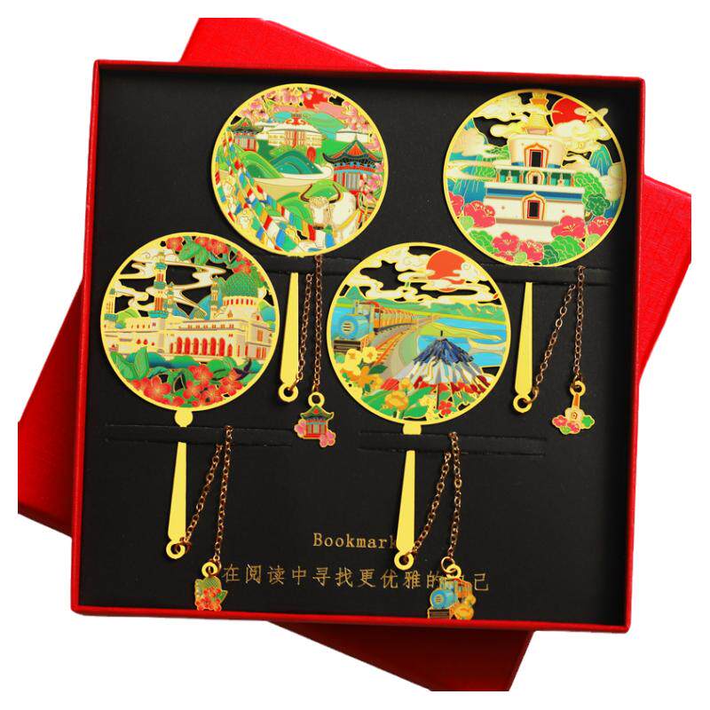 青海景点金属书签文创纪念品