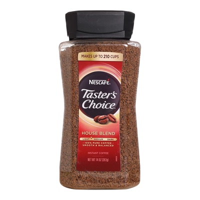 美国雀巢原味速溶咖啡397g免煮