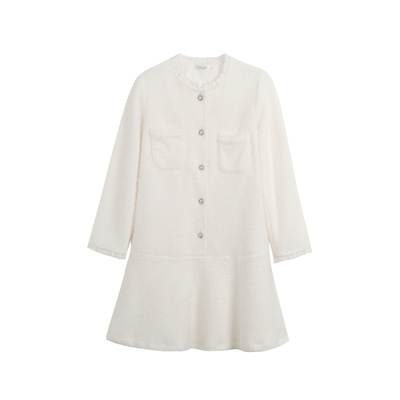 孕妇装2025新款冬装毛衣连衣裙