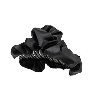 【3件8折】真丝抓夹女高级感2026新款发夹后脑勺鲨鱼夹大号发量多