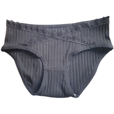 拍照蕾丝黑白色两条装孕妇内裤