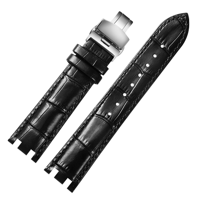 适配罗西尼5565凹凸口真皮手表带
