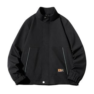 外套男款春秋新款冲锋衣男士上衣服薄款冬季加绒男生夹克男装防风