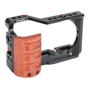 适用索尼A7M4兔笼ZV1 A7R4 /S3/R3 ZVE10 A7C A6500 A6400 A6600 A7M3相机拓展框摄影L型快装底板横竖拍提壶