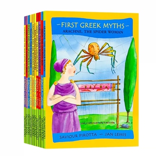 希腊神话故事系列10册英文原版桥梁书First Greek Myths Series 10 Books Collection Set7-12岁儿童课外阅读希腊历史知识科普平装