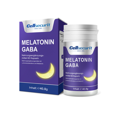德国品牌cell褪黑素安瓶助眠睡眠胶囊片GABA氨基丁酸官方旗舰店