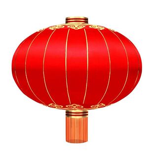 绸布户外广告大红灯笼定做定制印字景区铁口绸缎灯笼印字春节灯笼