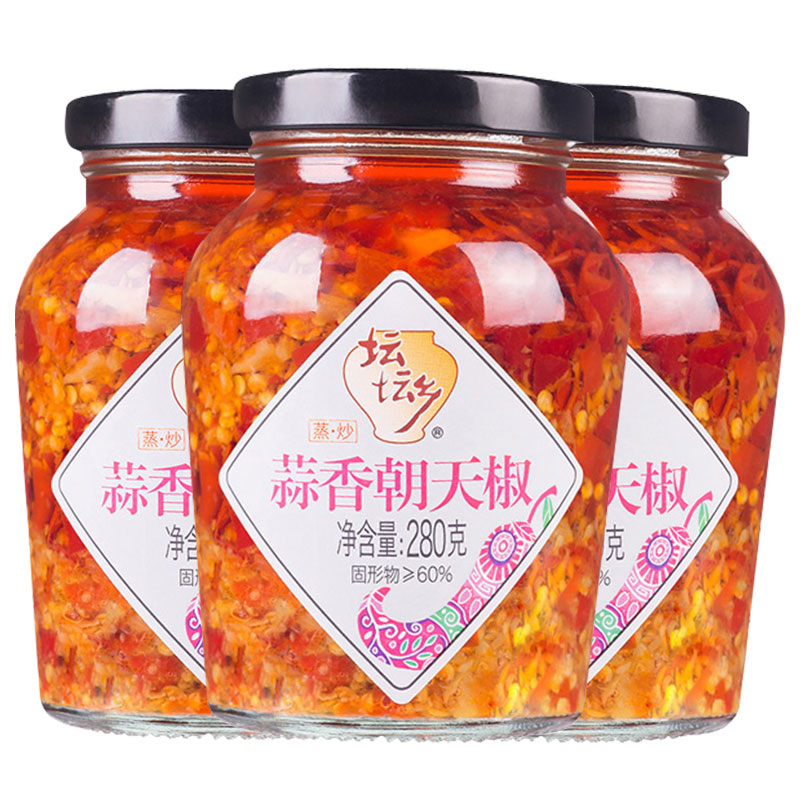 坛坛乡蒜香朝天椒湖南特产下饭菜