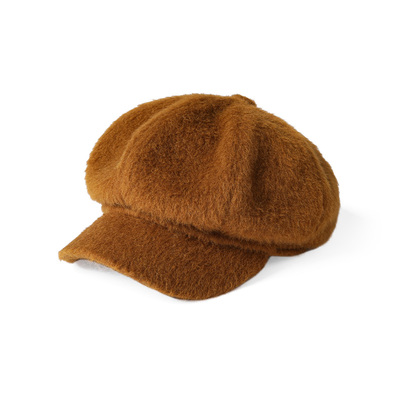 秘鲁进口羊驼毛报童帽