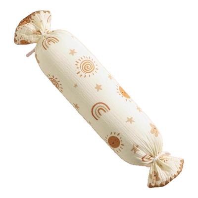 婴儿枕头新生糖果枕纯棉侧睡靠枕床围压被安抚抱枕全棉可拆防惊跳