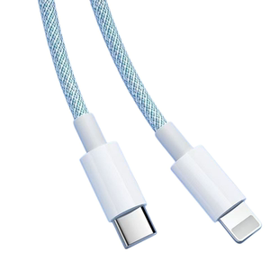 PD20W炫彩编织快充数据线适用苹果13/14全系列iphone14plus充电线iphone13pro/12/11/8P/7P/7/8平板超级快充