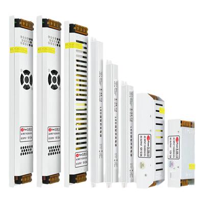 LED长条超薄小体积12V开关电源灯带灯条灯箱电源变压器300W400W