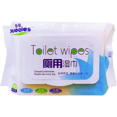 家庭装房事擦屁屁100抽2包湿厕纸