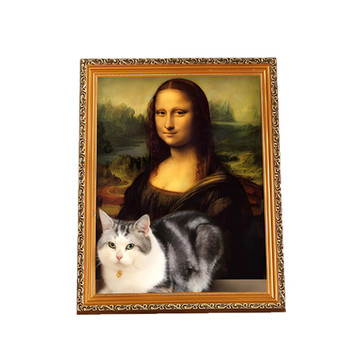蒙娜丽莎的猫窝新式油画画框