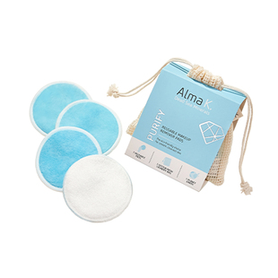 【新年礼物】ALMAK欧茉可天鹅绒棉扑洁面双面可重复使用卸妆