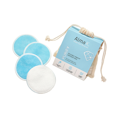 【洗卸二合一】天鹅绒棉扑洁面