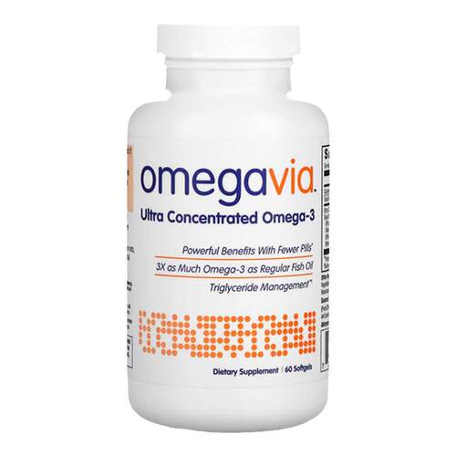 OmegaVia EPA深海鱼油欧米伽omega3成人支持情绪关节甘油三酯