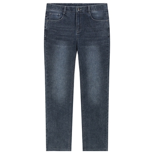 【冰氧吧】百斯盾官方男装牛仔裤夏季新款冰凉亲肤舒适中直筒长裤